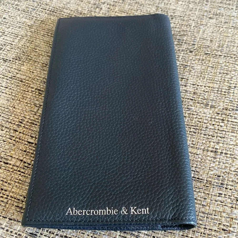 Abercrombie & Kent leather passport holder